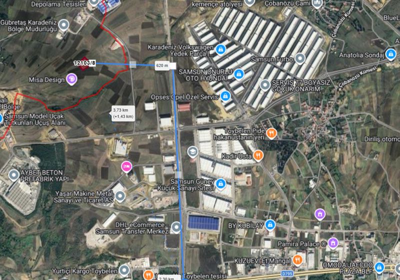 TOYBELEN SANAYİ YAKININDA 5.000 m² KİRALIK TİCARİ ARSA